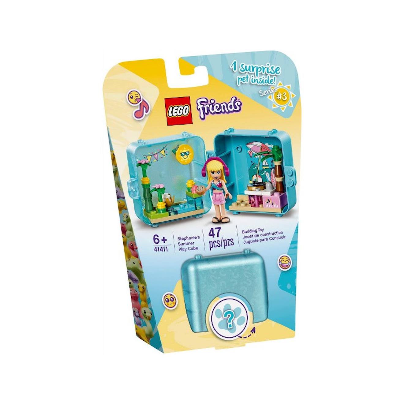 Lego Friends 41411 Le Cube De Jeu D’été De Stéphanie Multicolore Lego Friends 41411 Le Cube De Jeu D’été De Stéphanie Multicolore