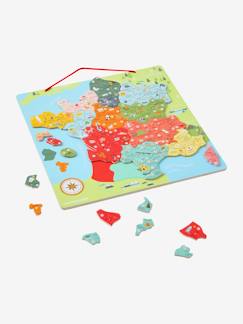 Jouet-Jeux éducatifs-Puzzles-Puzzle de la France magnétique en bois FSC®