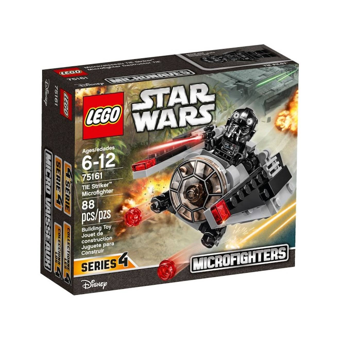 Lego Star Wars 75161 Microvaisseau Tie Striker Multicolore