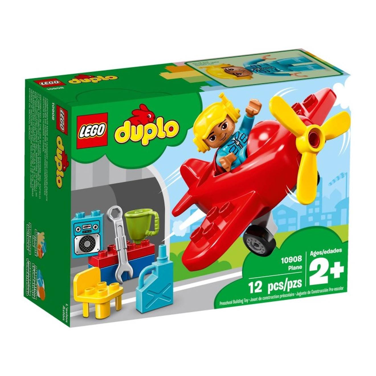 Lego Duplo 10908 L avion Multicolore