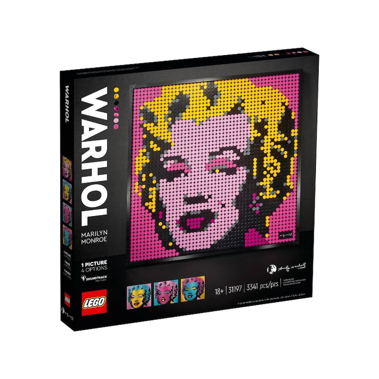 Lego Art 31197 Andy Warhol’s Marilyn Monroe Multicolore Lego Art 31197 Andy Warhol’s Marilyn Monroe Multicolore