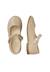 Ballerines en cuir et tissu darling Platine- 4 - vertbaudet enfant 