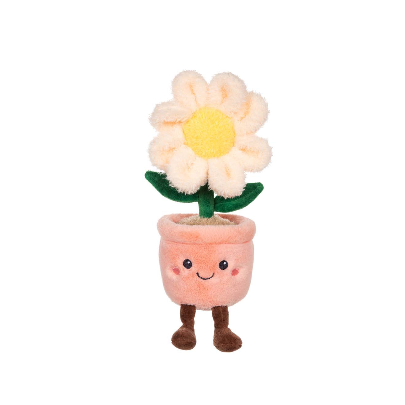 Peluche - Fleur Marguerite Avec Pot – Mimi Flowers – 24 Cm Rose Peluche - Fleur Marguerite Avec Pot – Mimi Flowers – 24 Cm Rose
