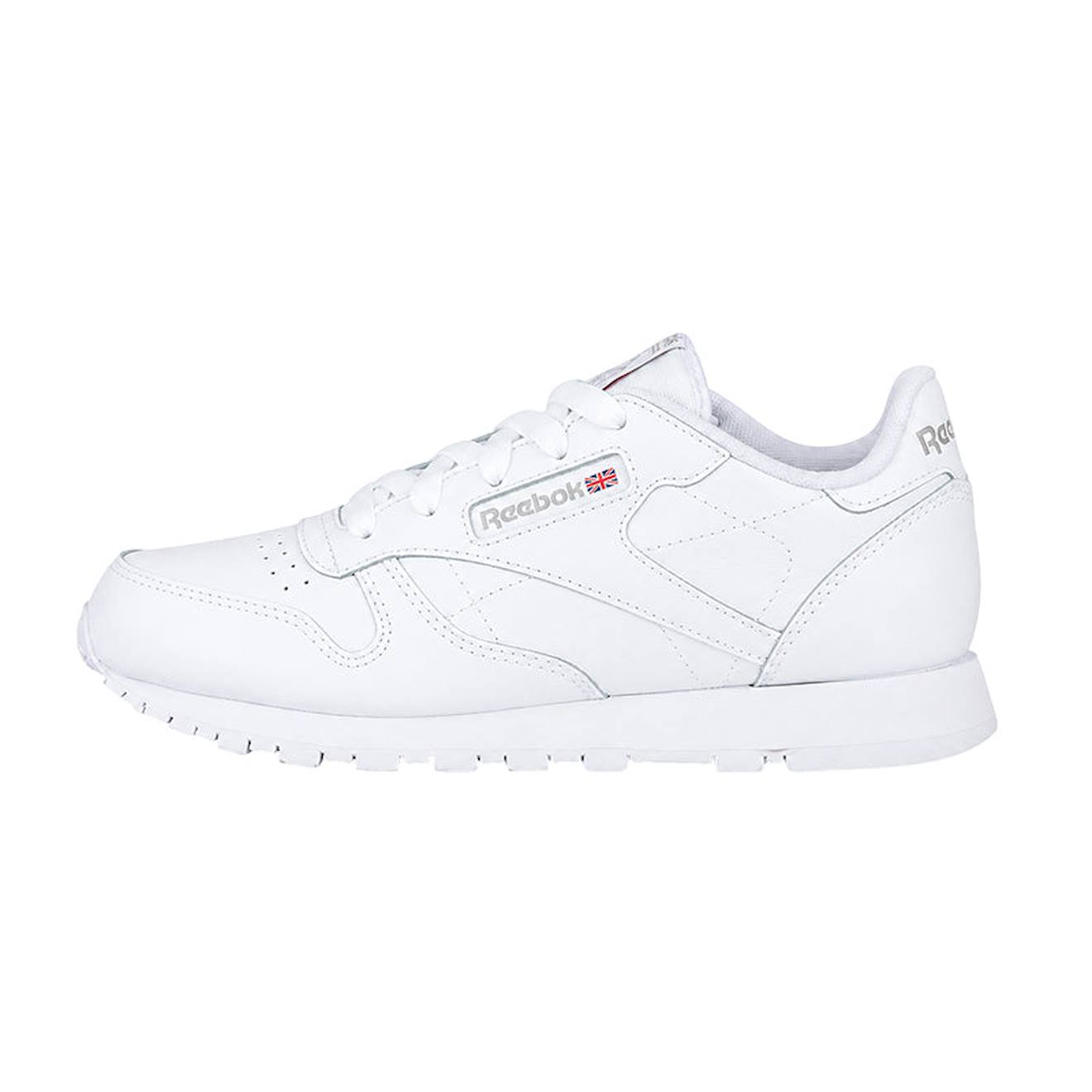 Baskets À Lacets Garçon En Cuir Blanc Ultra