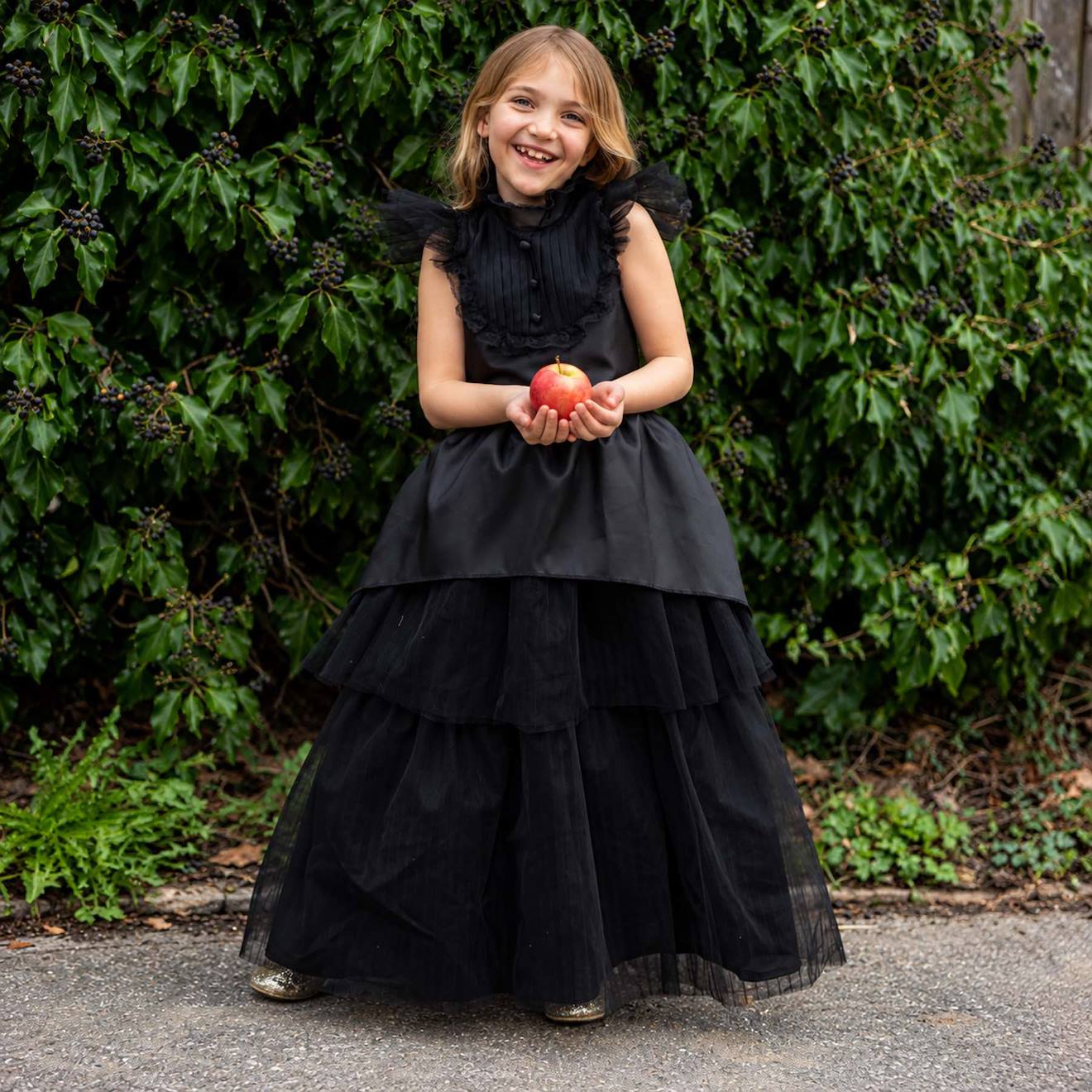 Déguisement Enfant – Robe De Sorcière Gothique Noir