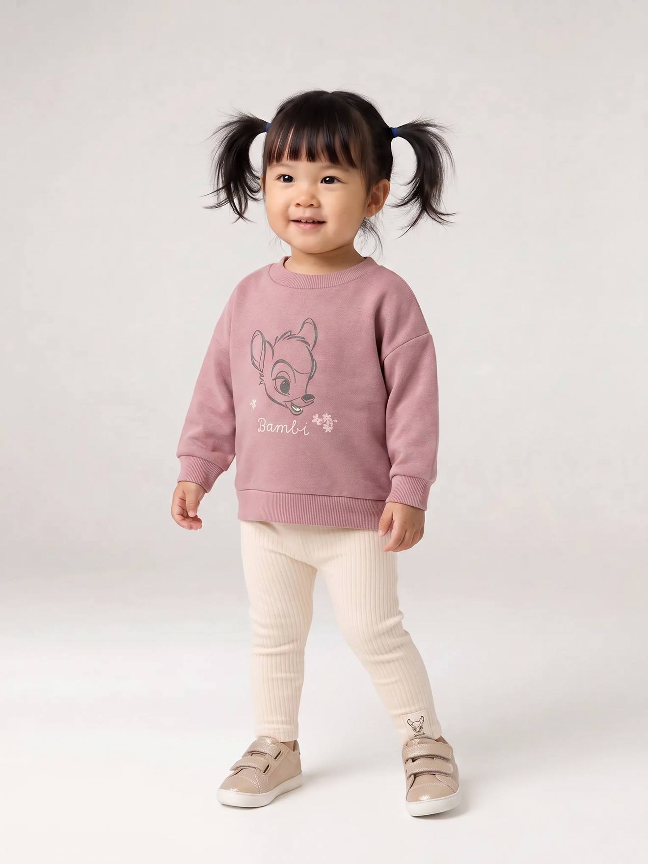 Ensemble bébé fille Bambi mauve