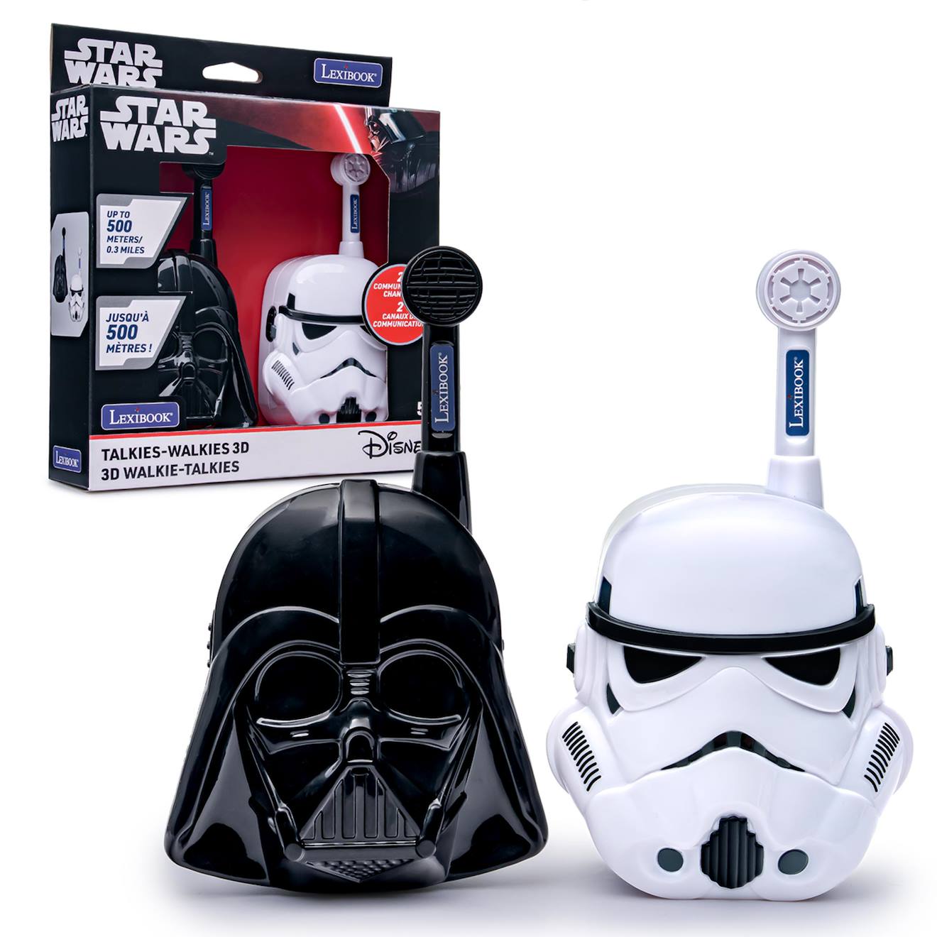 Talkies-walkies Star Wars 3d - Portée Jusqu’à 500m Multicolore Talkies-walkies Star Wars 3d - Portée Jusqu’à 500m Multicolore