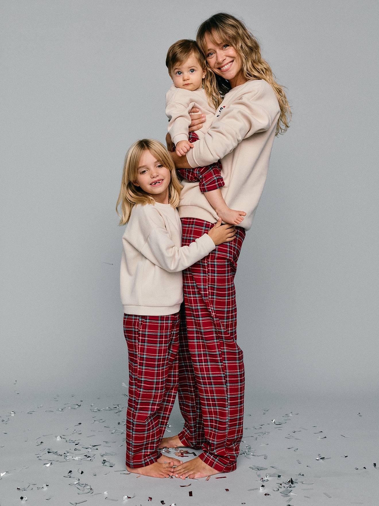 Pyjama 2 pièces femme Capsule Famille rouge