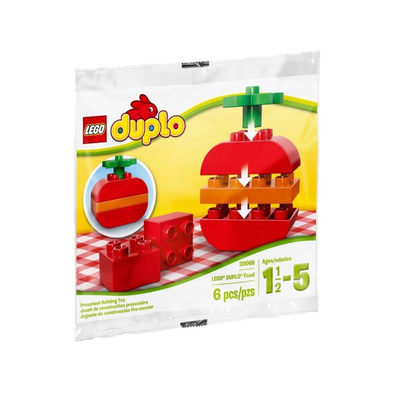 Lego Duplo 30068 Tomate Multicolore