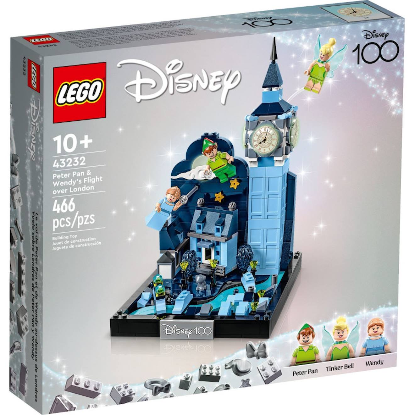 Lego Disney 43232 Le Vol De Peter Pan Et Wendy Au-dessus De Londres Multicolore Lego Disney 43232 Le Vol De Peter Pan Et Wendy Au-dessus De Londres Multicolore