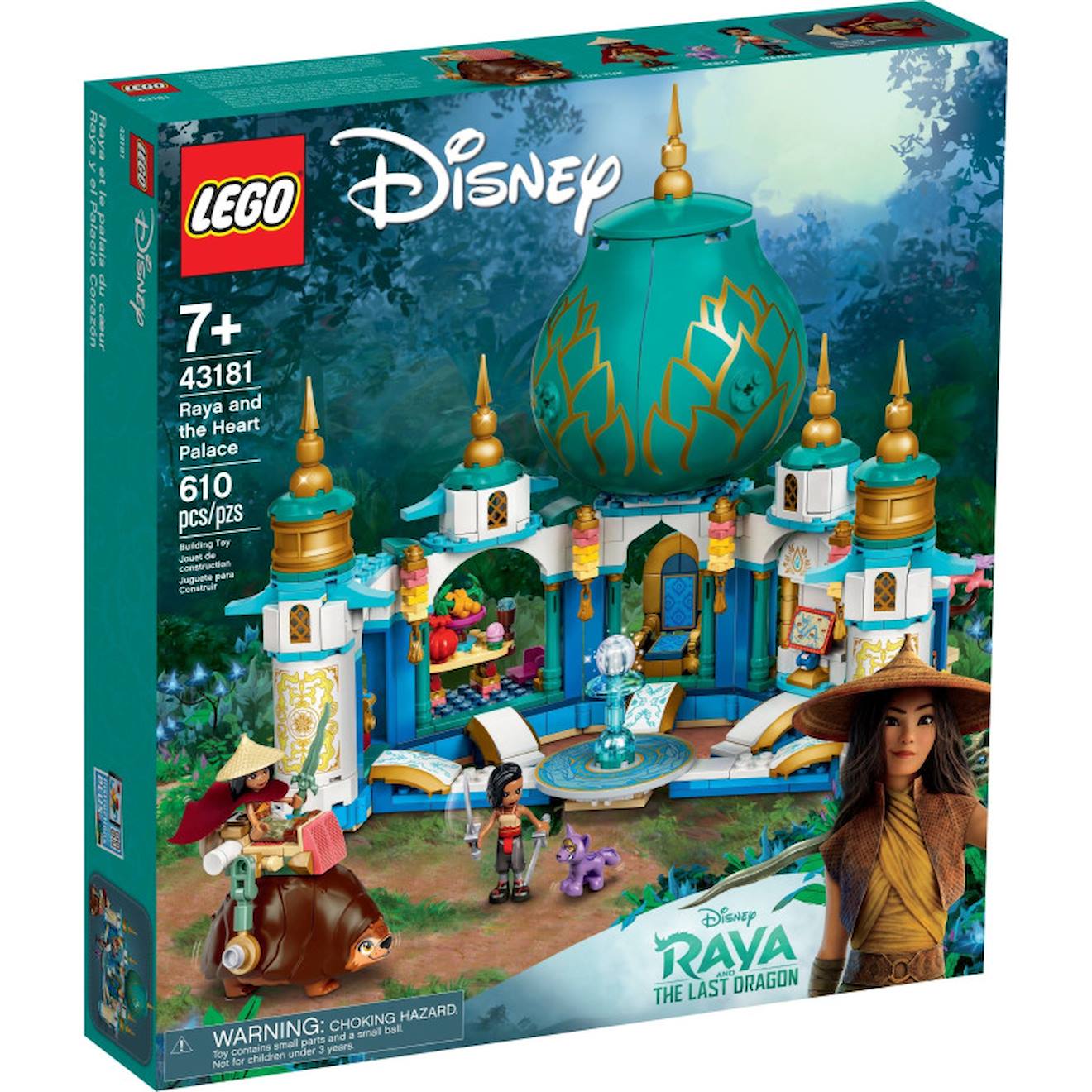 Lego Disney 43181 Raya Et Le Palais Du Cœur Multicolore