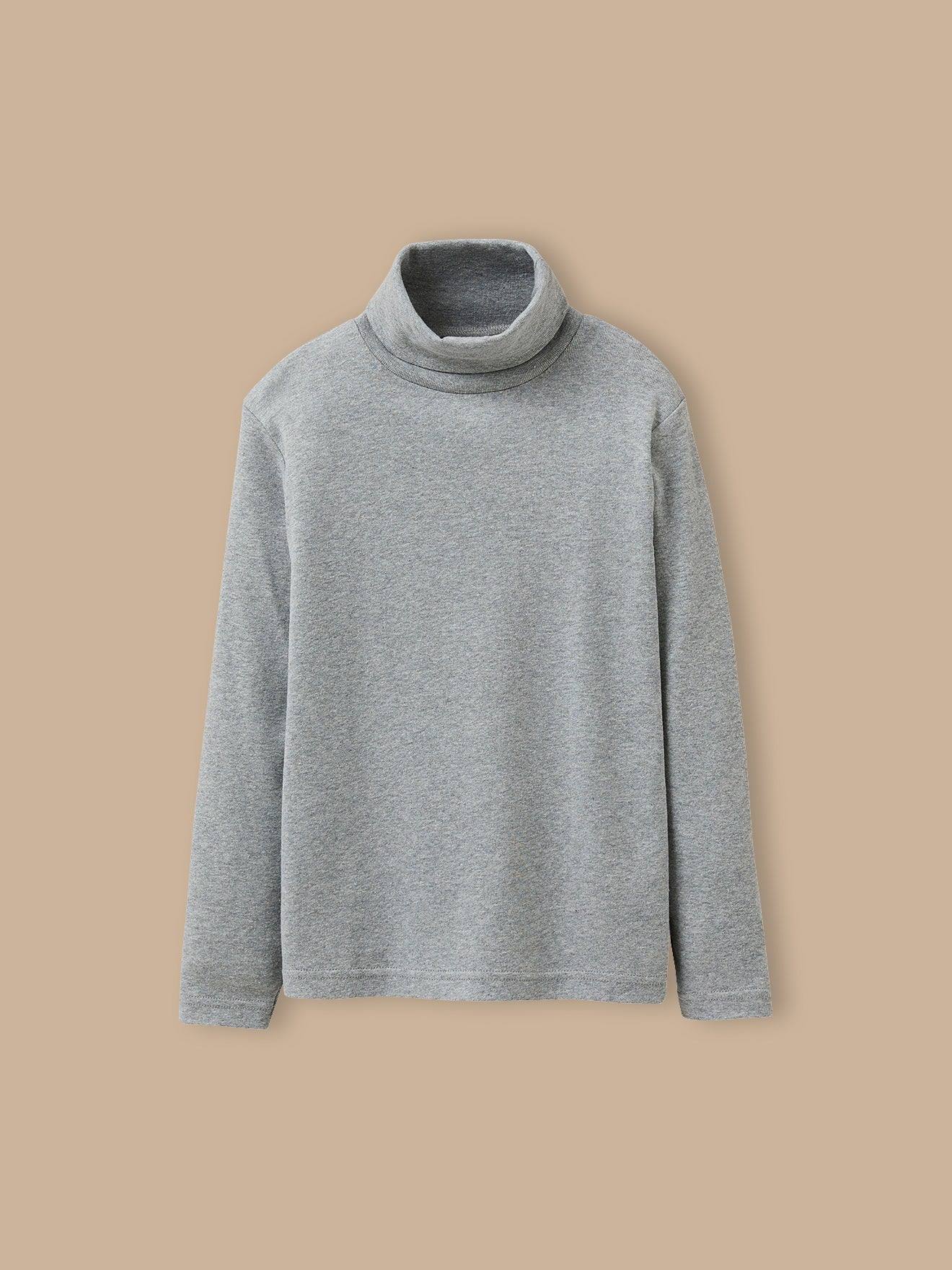 Sous-pull Garçon - Coton Biologique Gris Chine