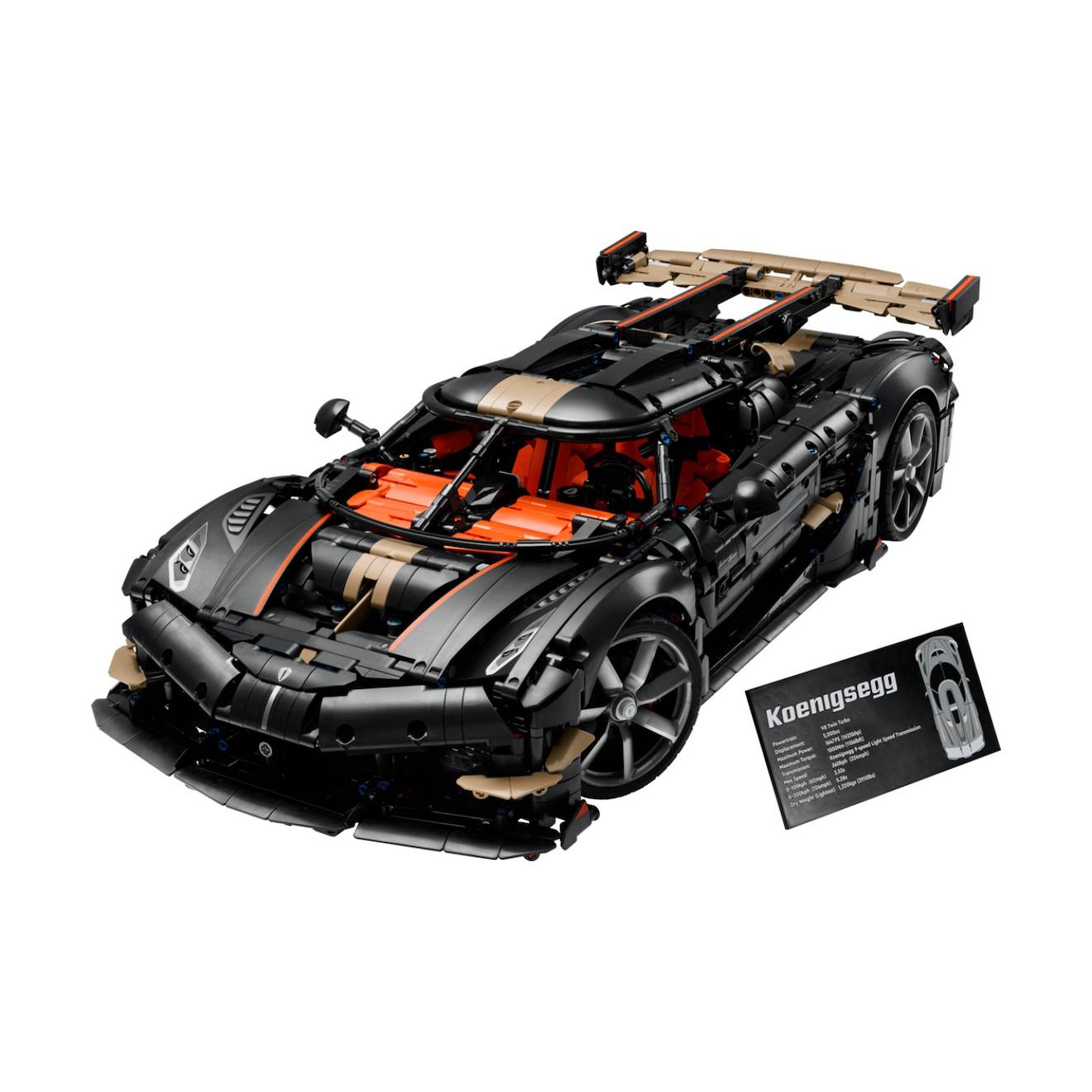 Megacar Sadair's Spear De Koenigsegg 42232 Noir