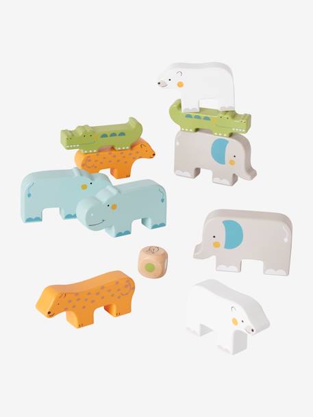 Jeu Des Animaux A Empiler Multicolore Vertbaudet