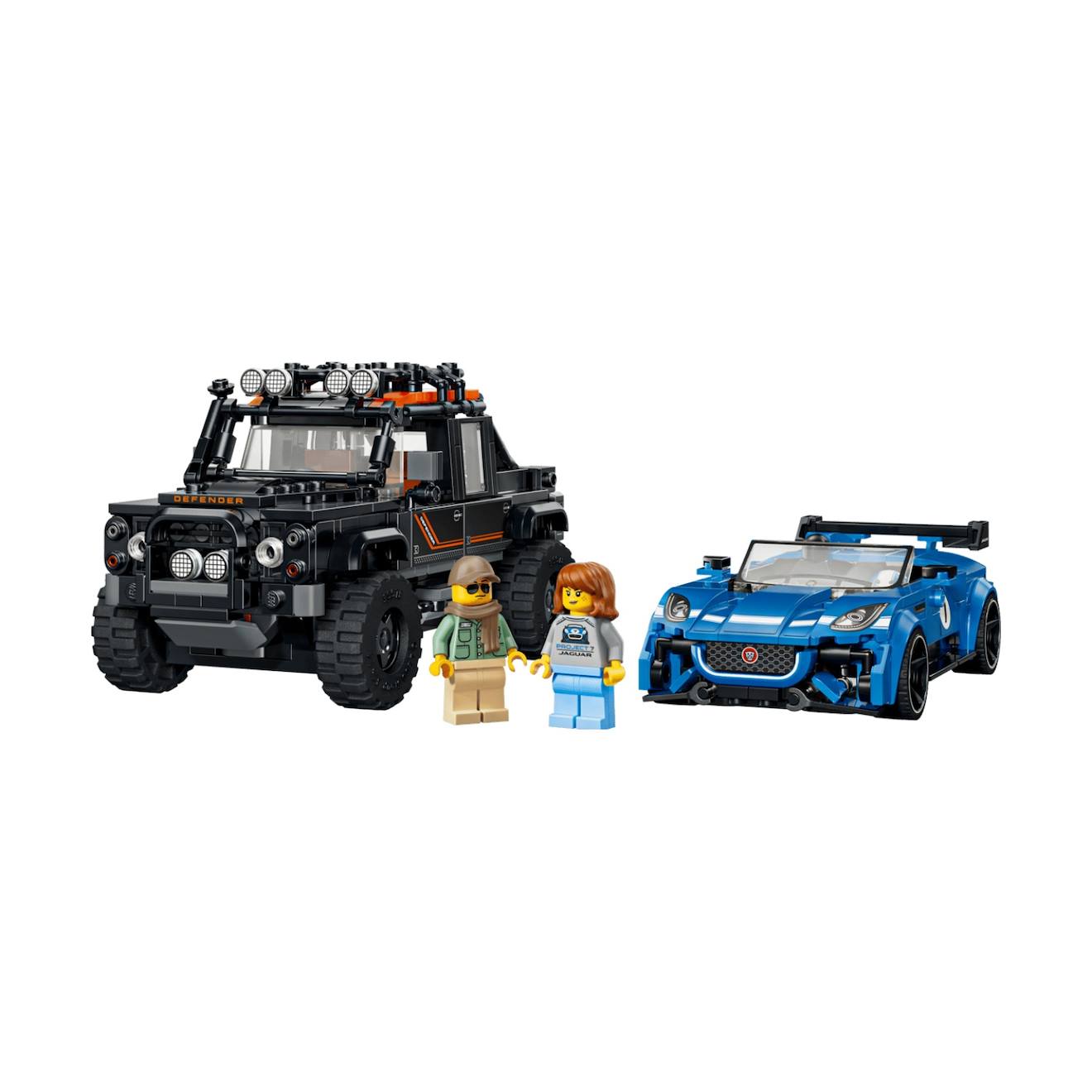 La Jaguar Project 7 Et Le Land Rover Defender 77264 Multicolore
