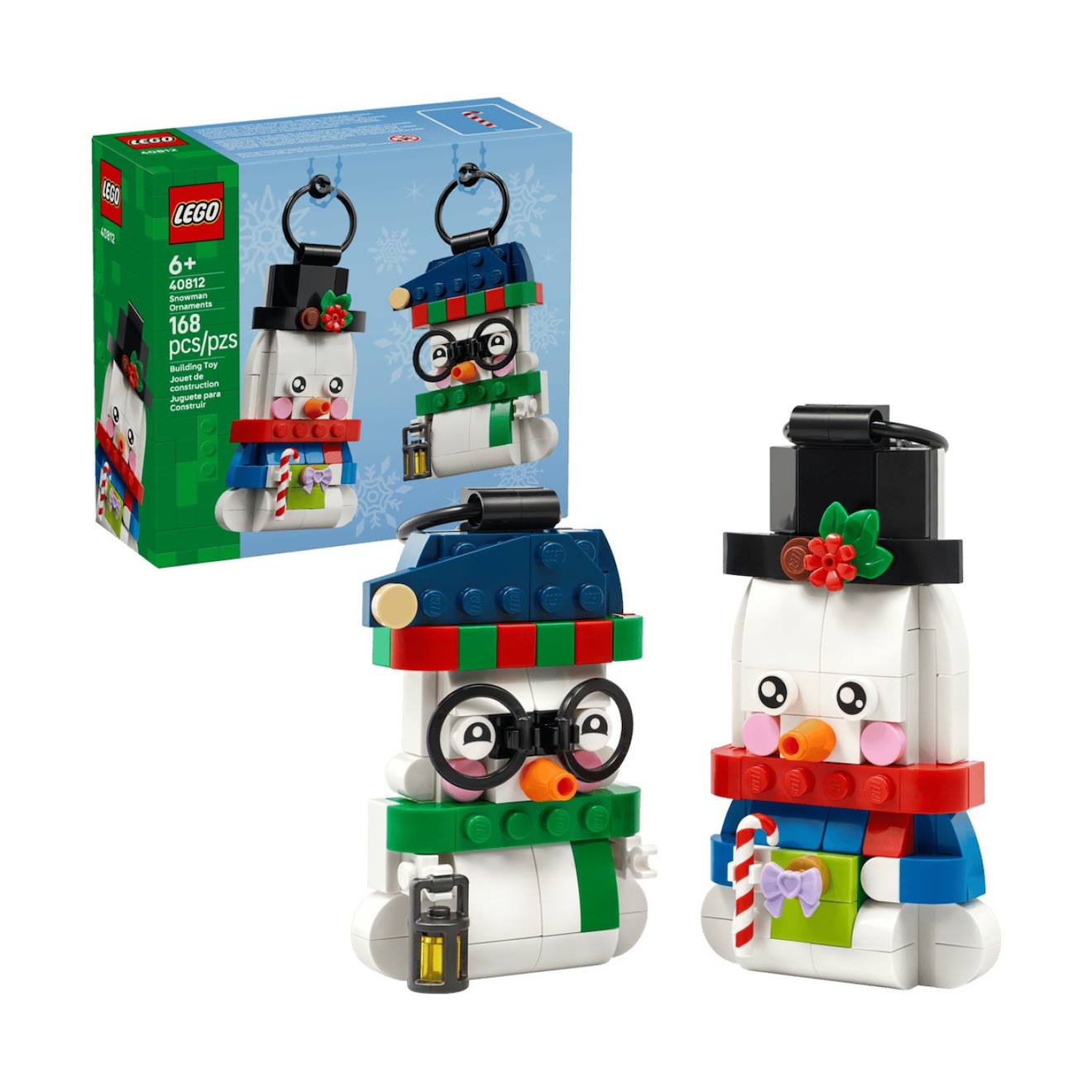 Les Bonshommes De Neige Décoratifs 40812 Multicolore
