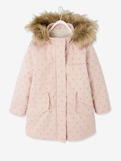 Parka Blouson Fille Enfant Rose Manteaux Pour Filles Vertbaudet