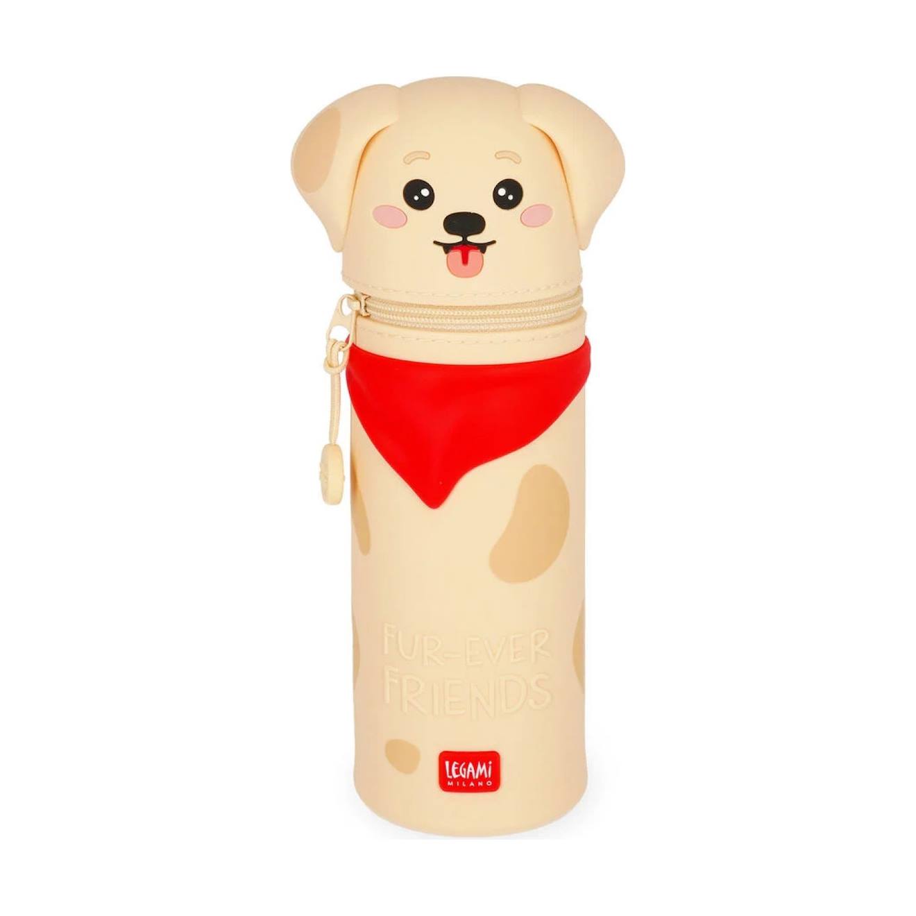 Trousse 2 En 1 En Silicone Golden Fur-ever Friends - Kawaii Beige