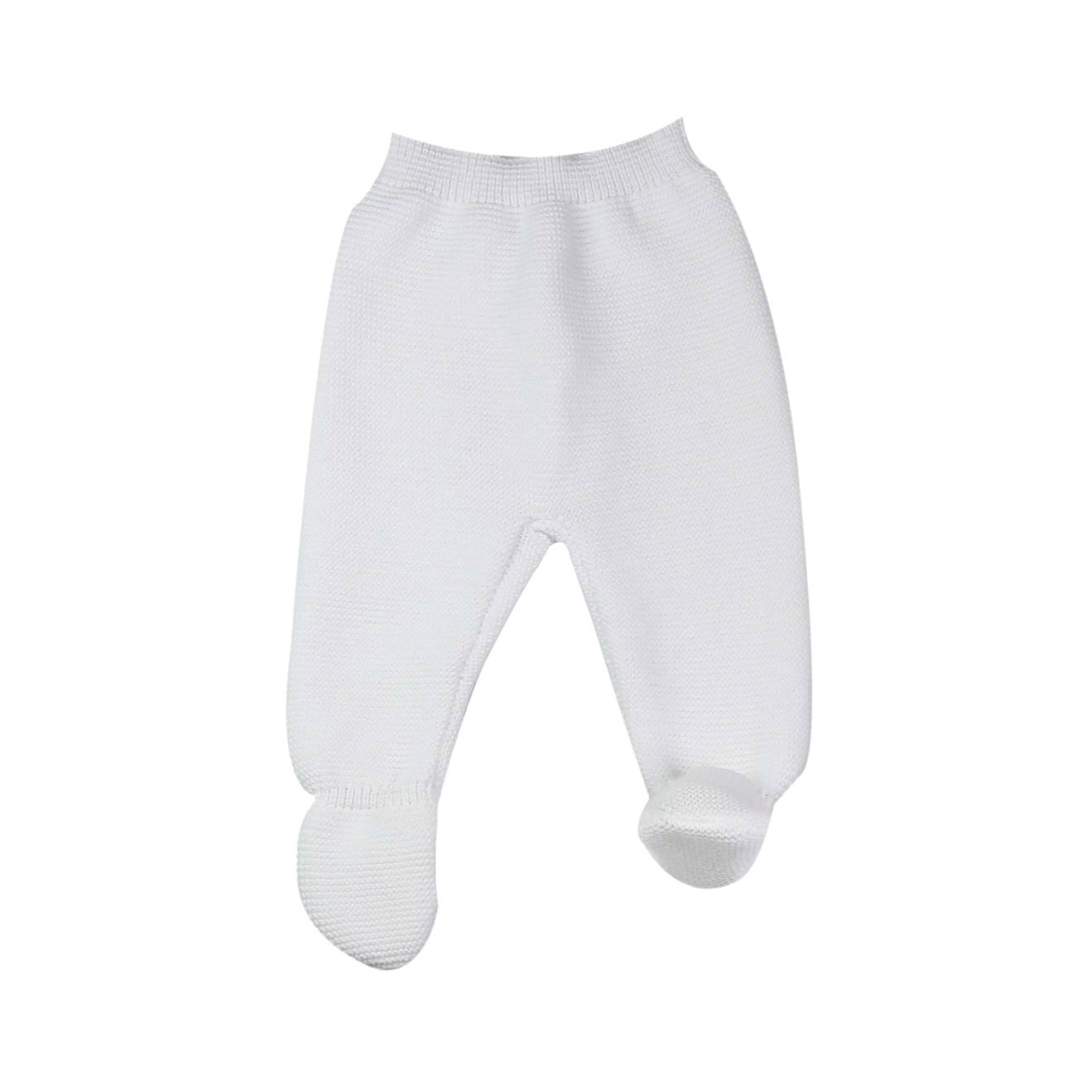 Pantalon Tricot Blanc