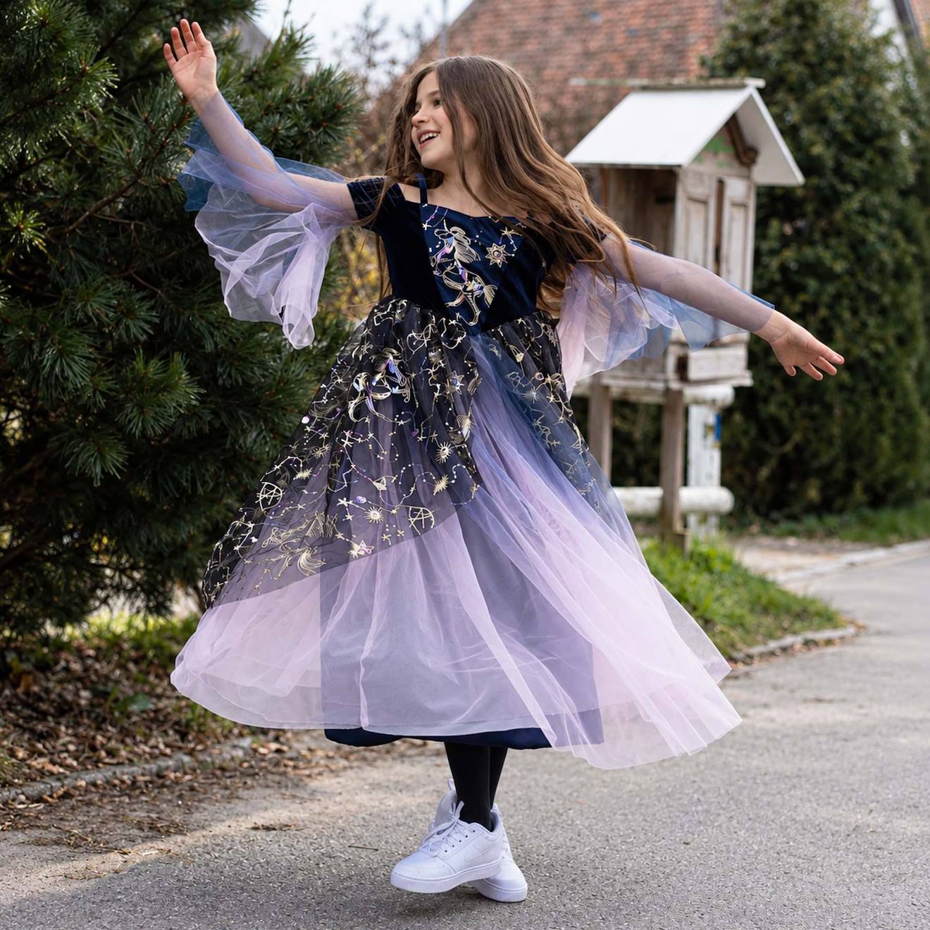 Déguisement Enfant Robe De Princesse Fée Des Étoiles Violet Déguisement Enfant Robe De Princesse Fée Des Étoiles Violet