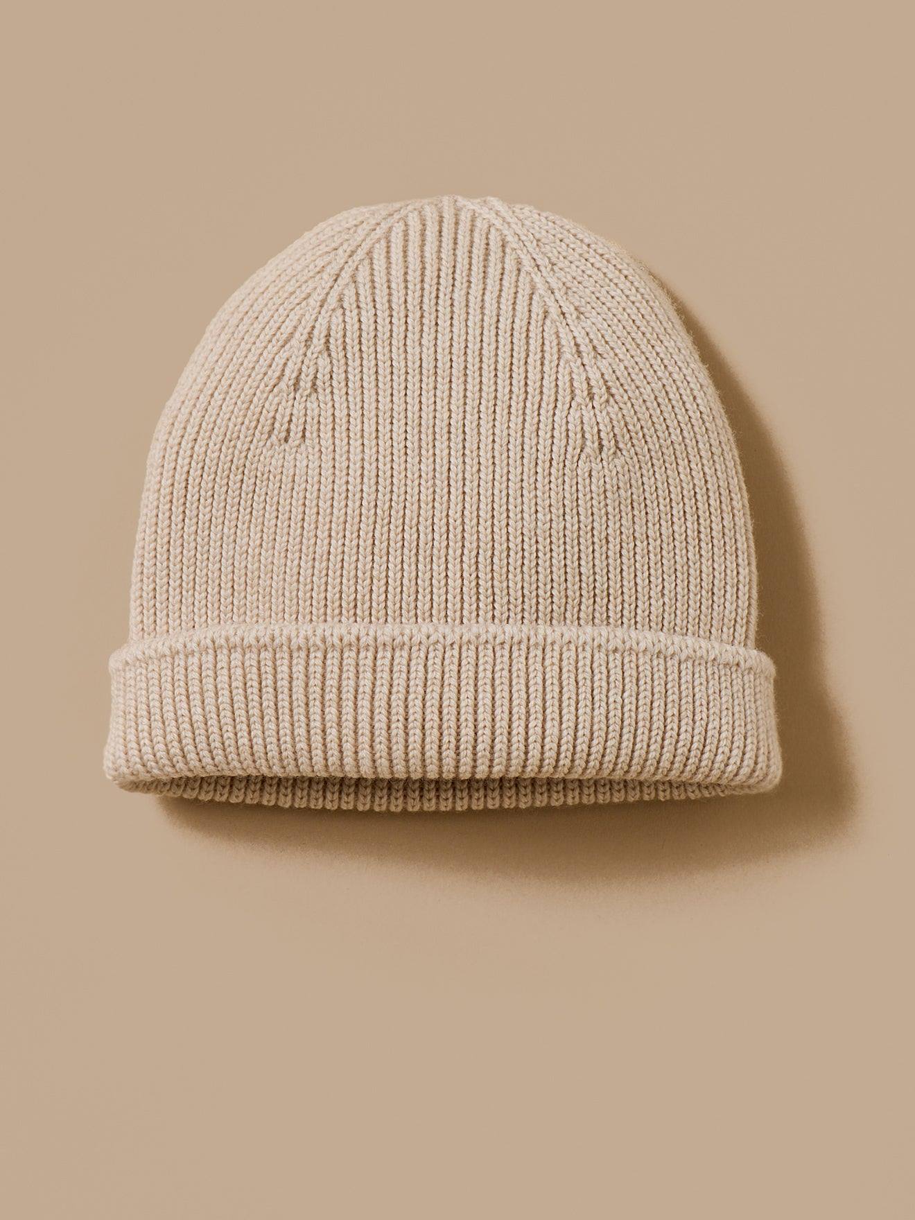 Bonnet Laine Mérinos Bébé - Cyrillus X Les 3 Tricoteurs Sable