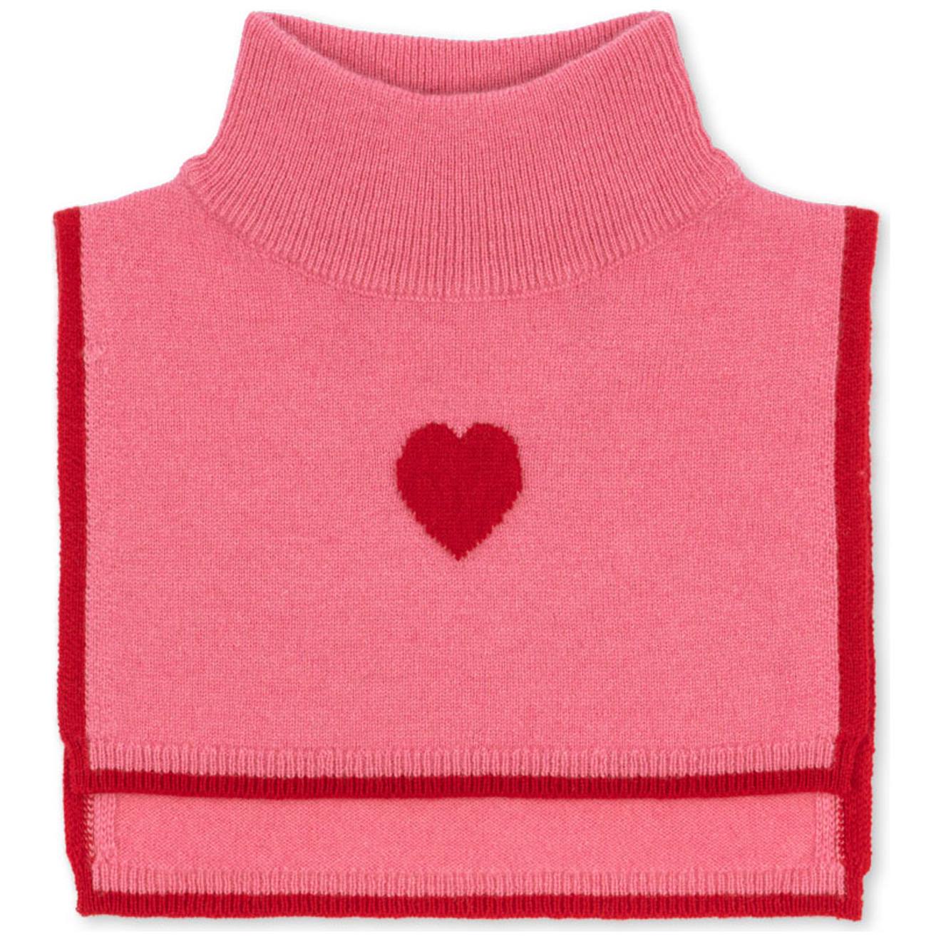 Plastron En Maille À Col Roulé Cœur Rose (2-4 Ans) Rose Plastron En Maille À Col Roulé Cœur Rose (2-4 Ans) Rose