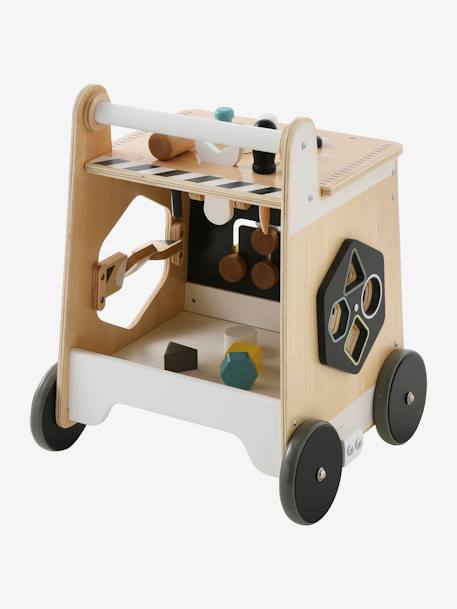 Chariot de marche bricolage en bois FSC® BEIGE 4 - vertbaudet enfant 