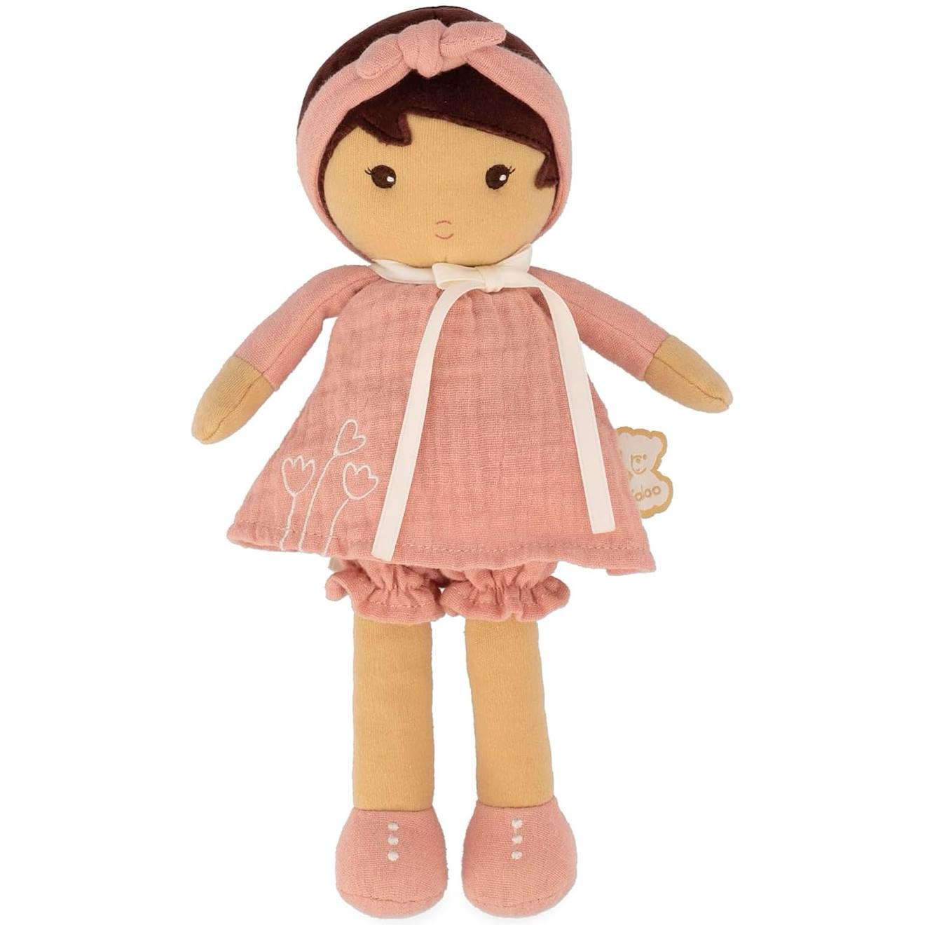 Ma Première Poupée En Tissu Amandine 25 Cm Rose