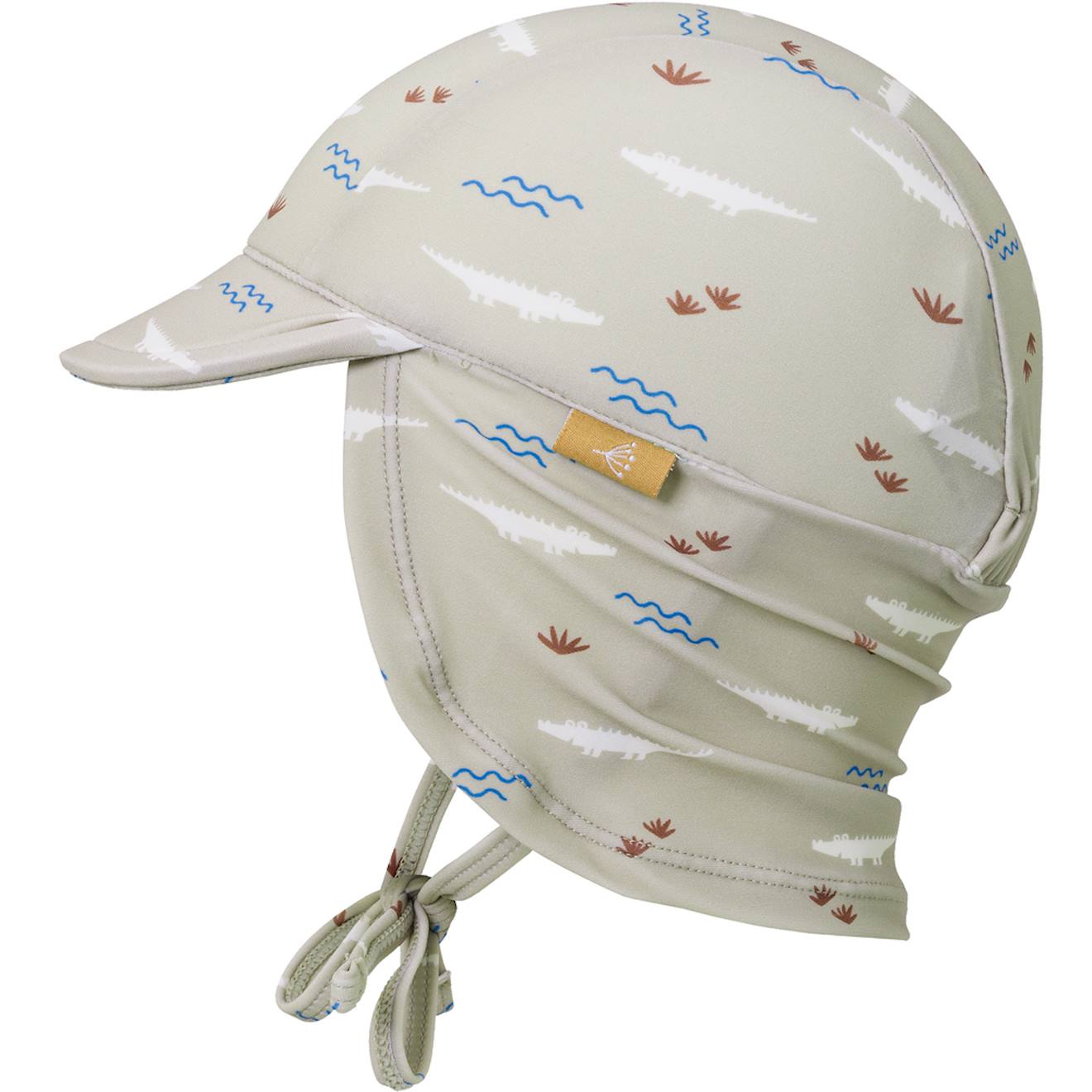 Casquette Anti-uv Protège Nuque Vert Clair, Bleu, Blanc