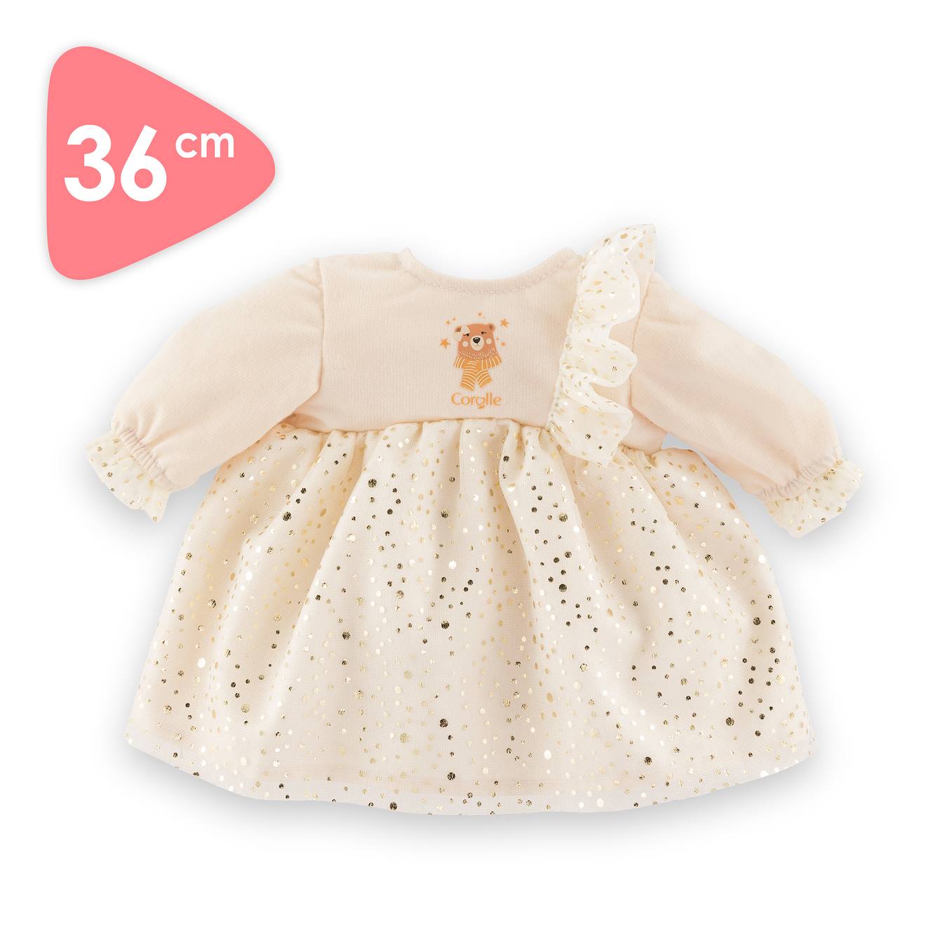 Robe Forêt Enchantée Pour Poupon 36 Cm Multicolore