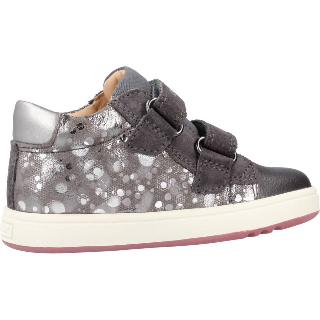 Derbies Bébé Fille En Cuir Gris C1332 Derbies Bébé Fille En Cuir Gris C1332