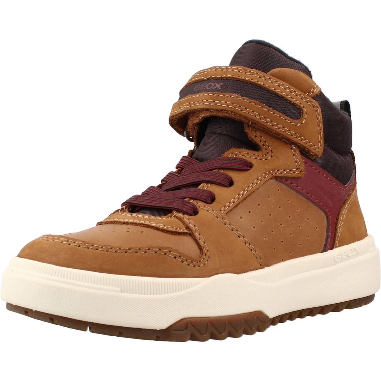 Bottines Enfant Garçon En Textile Brun Clair C6444