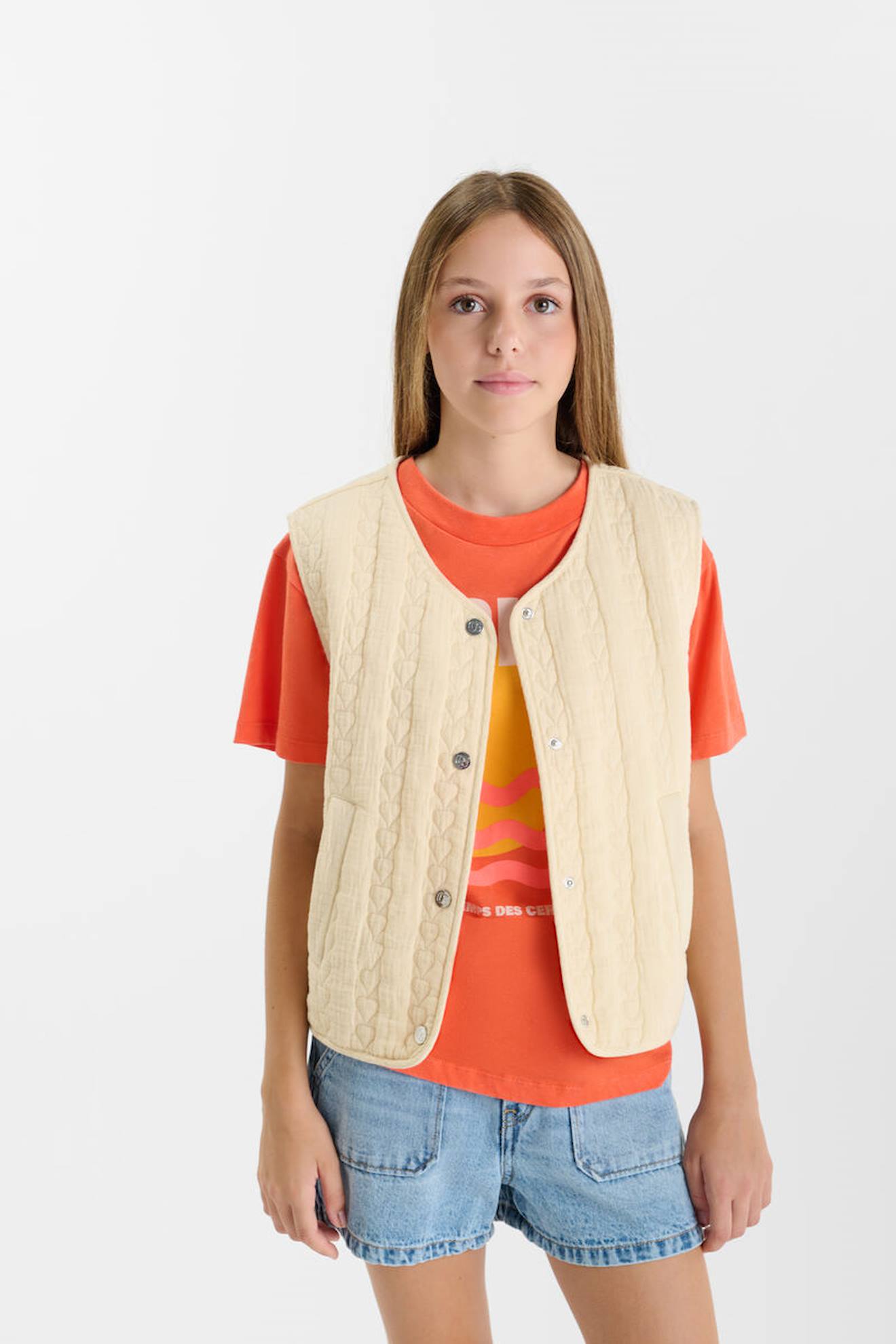 Veste Sans Manches Gudragi Vanilla