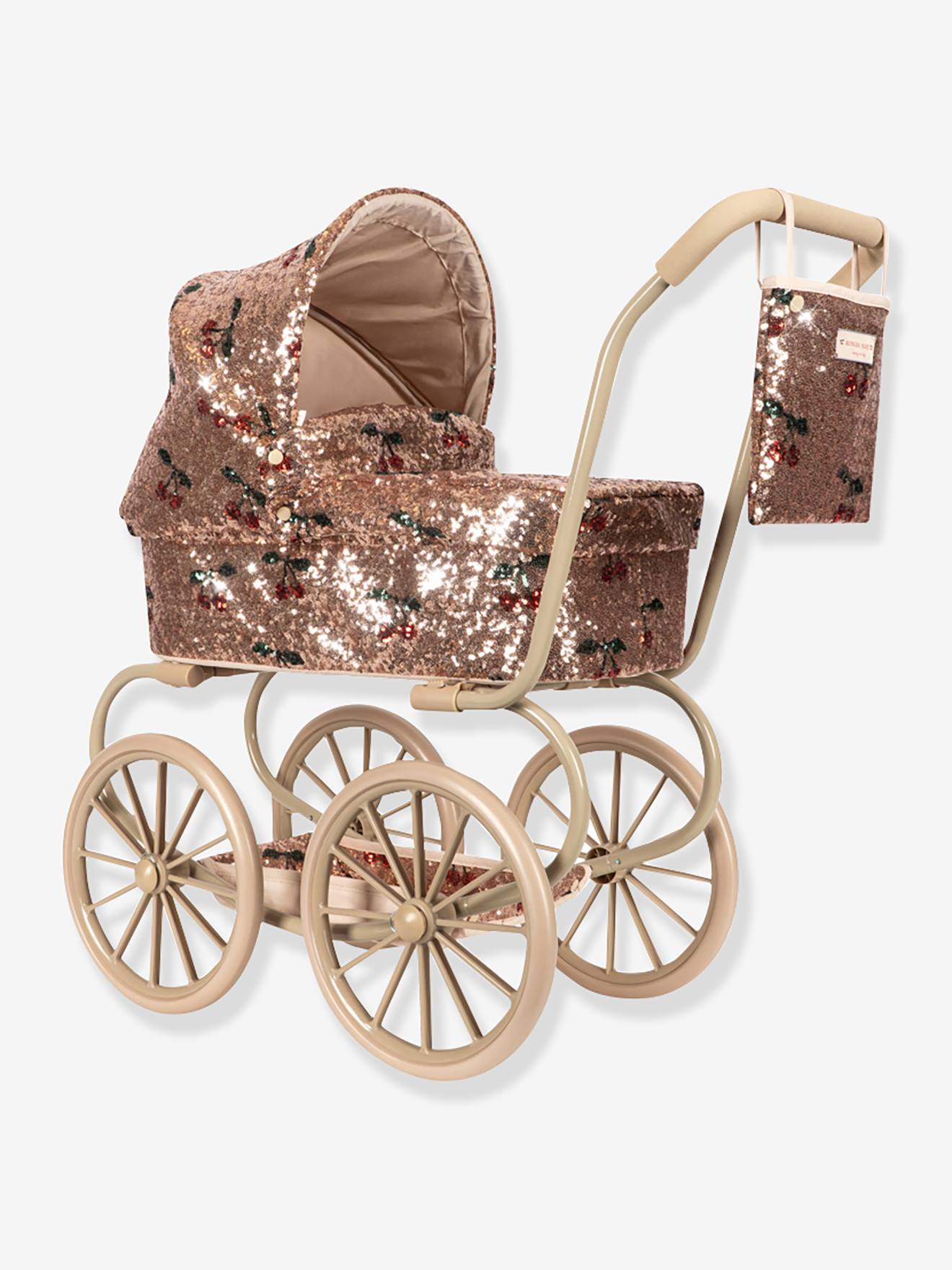 Landau pour poupée Minnie rose clair
