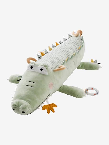 Grande Peluche D Activites Crocodile Vert Vertbaudet