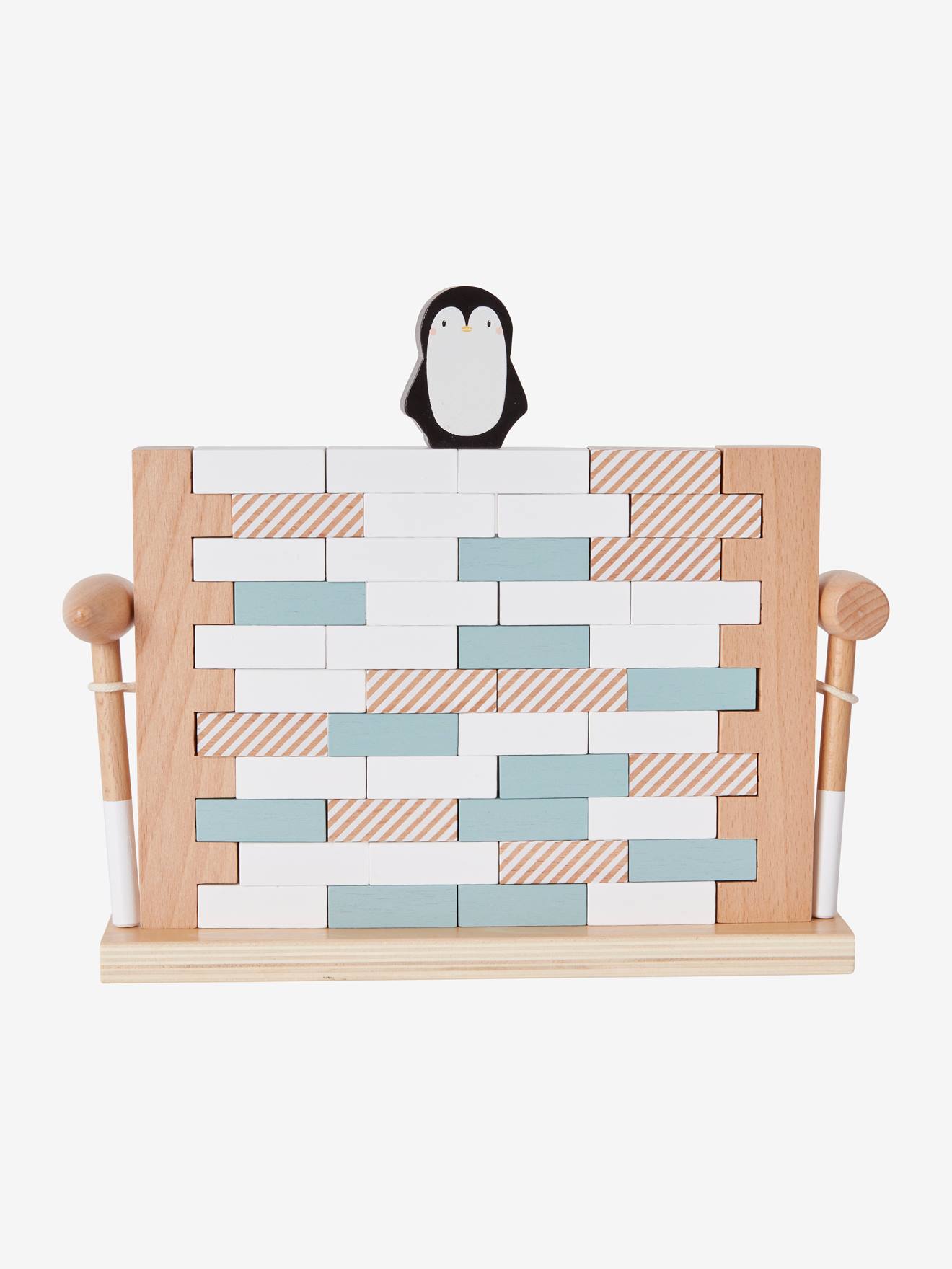 Jeu du mur en bois bleu