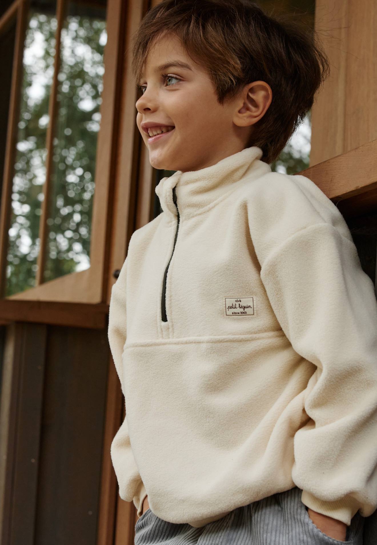 Sweat En Polaire Timmy Ecru
