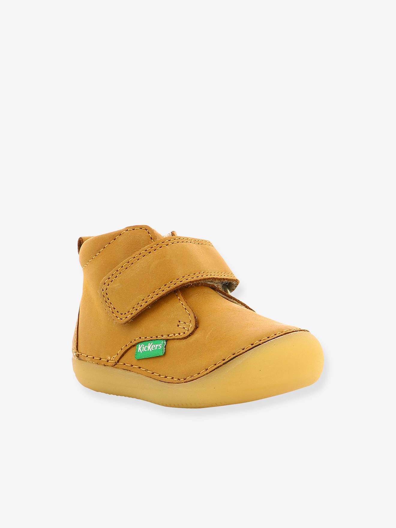 Kickers - Bottillons Cuir Bébé Garçon Sabio Kickers® 1ers Pas Camel