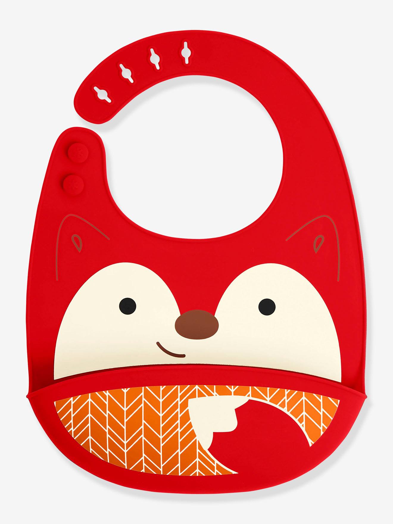 Zoo - Bavoir silicone SKIP HOP renard
