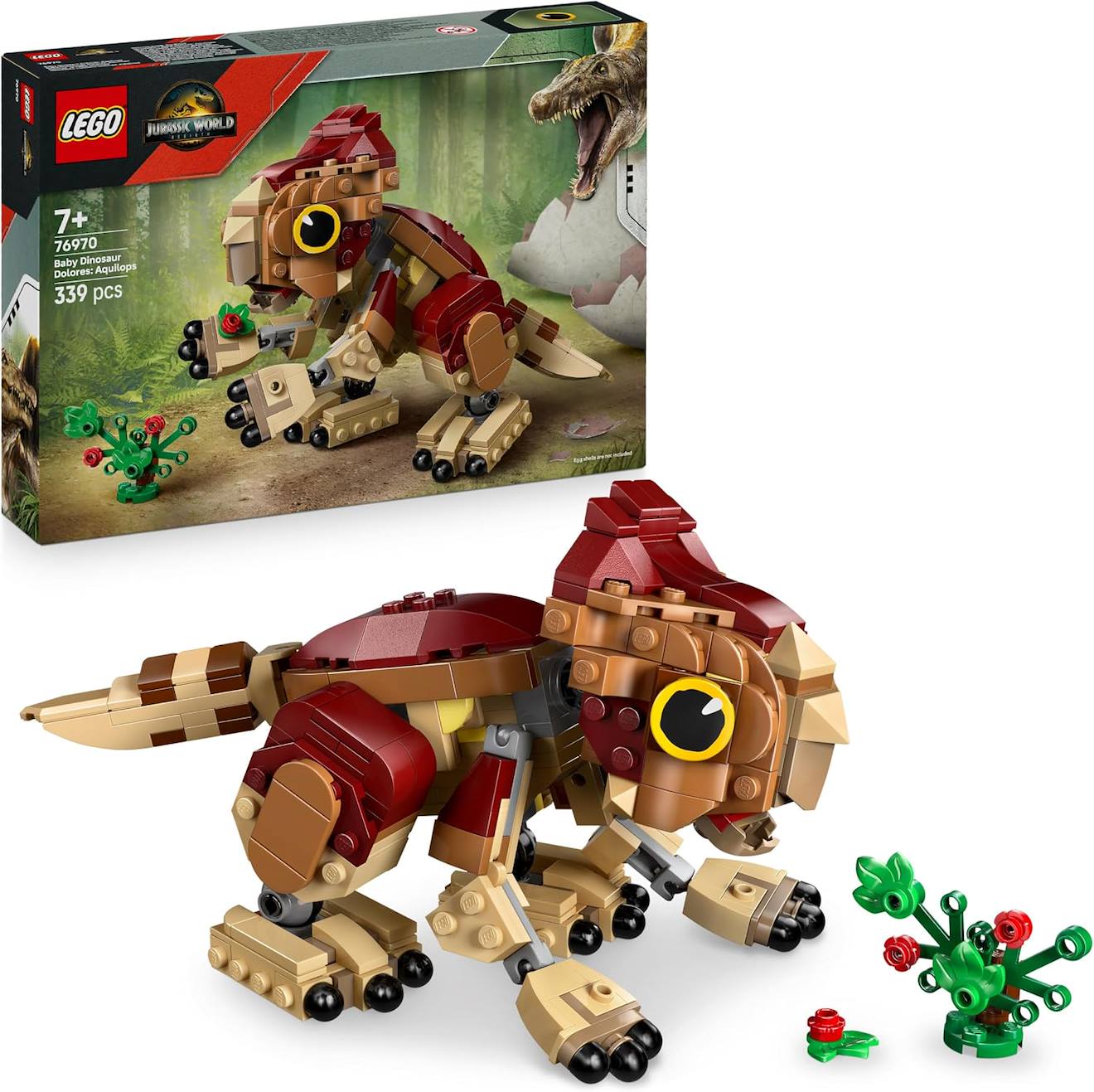 Lego Jurassic World 76970 Dolores, Le Bébé Aquilops Multicolore