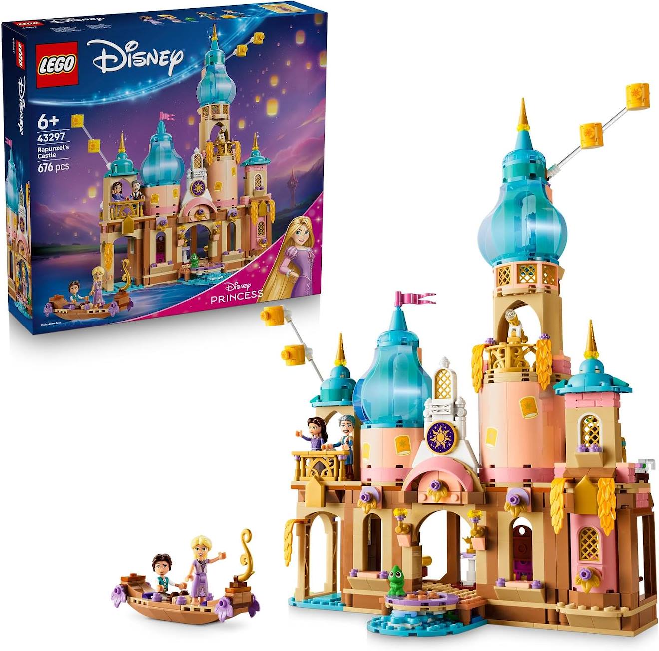 Lego Disney 43297 Le Château De Raiponce Multicolore