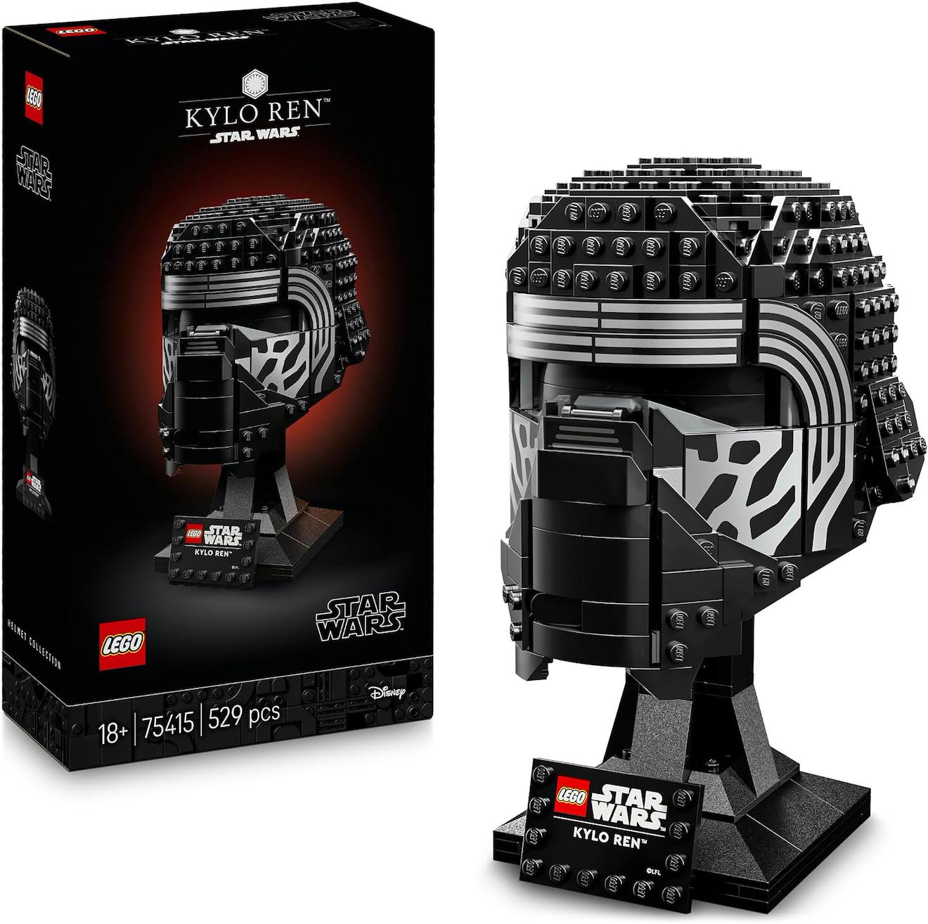 Lego Star Wars 75415 Le Casque De Kylo Ren Multicolore