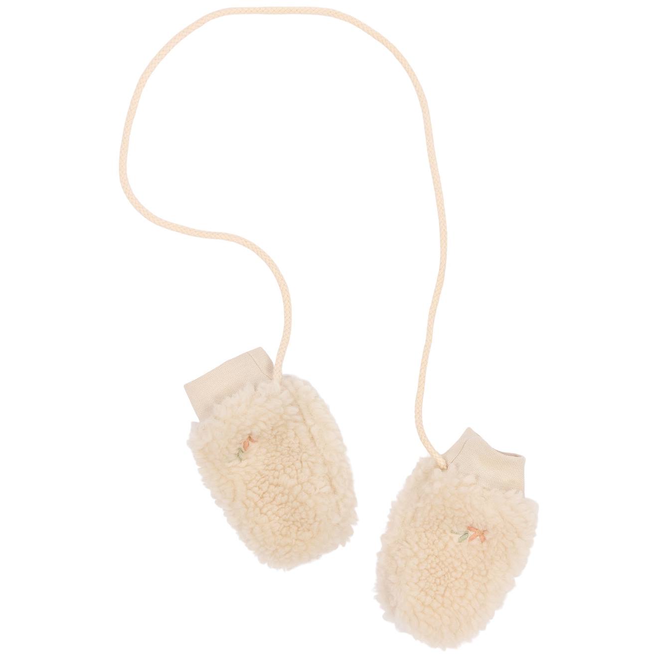Moufles Teddy Sand Flowers (3-9 Mois) Beige Moufles Teddy Sand Flowers (3-9 Mois) Beige