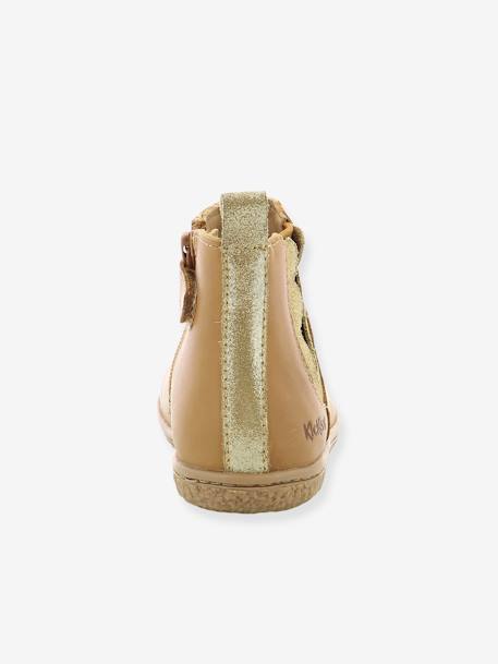Boots fille Vetudi KICKERS® camel or+marine métallisé+marron bronze 5 - vertbaudet enfant 