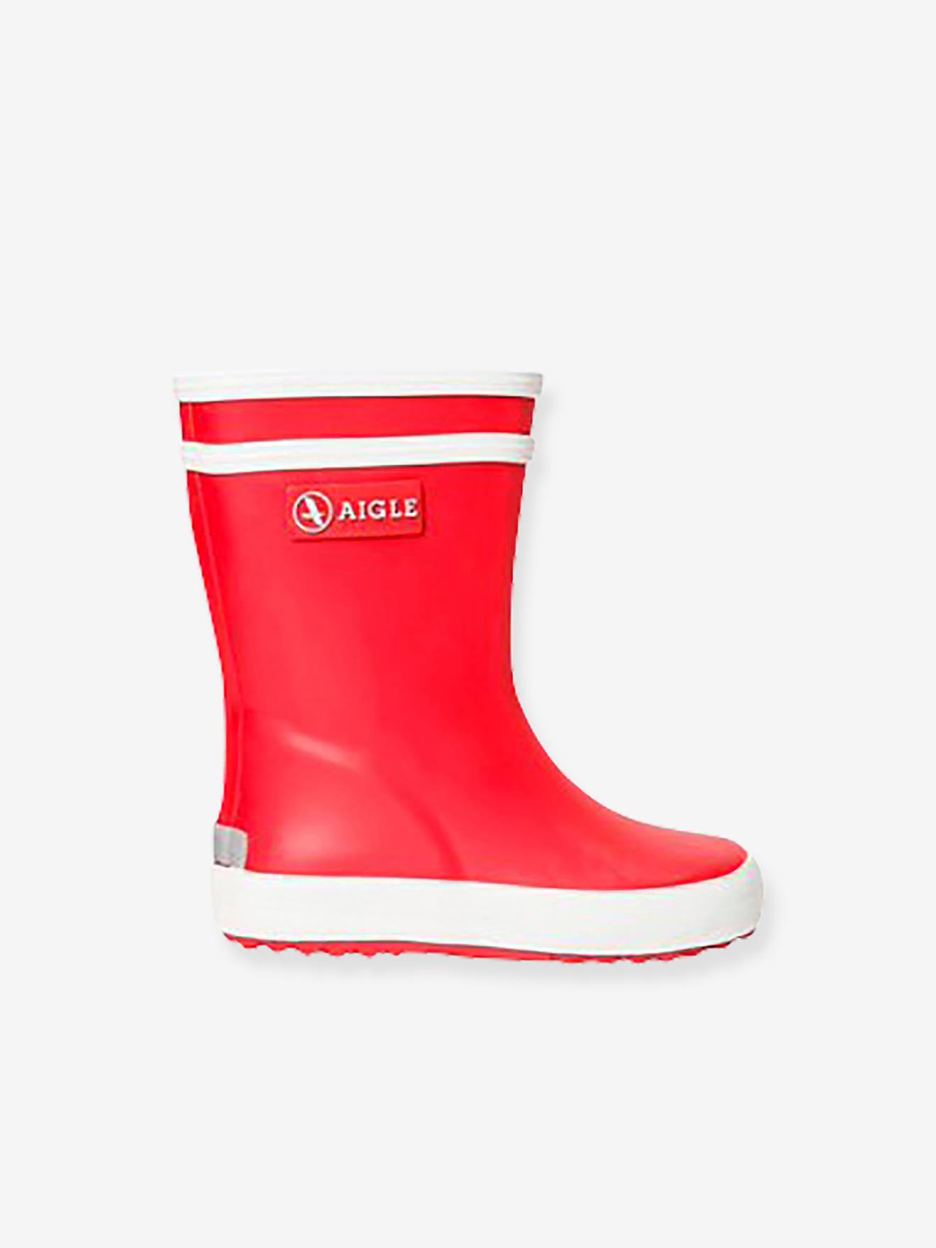 Bottes de pluie bébé Baby Flac rouge (Aigle) - Image 1