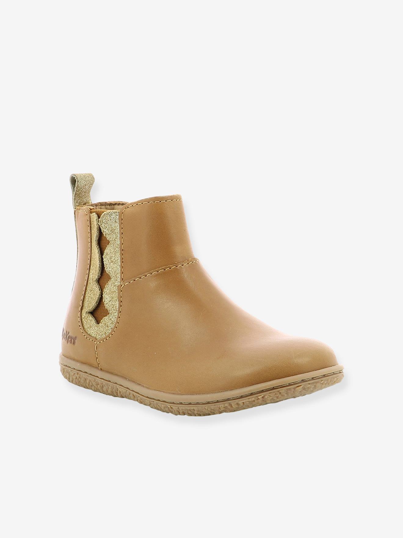 Boots fille Vetudi camel or Boots fille Vetudi camel or