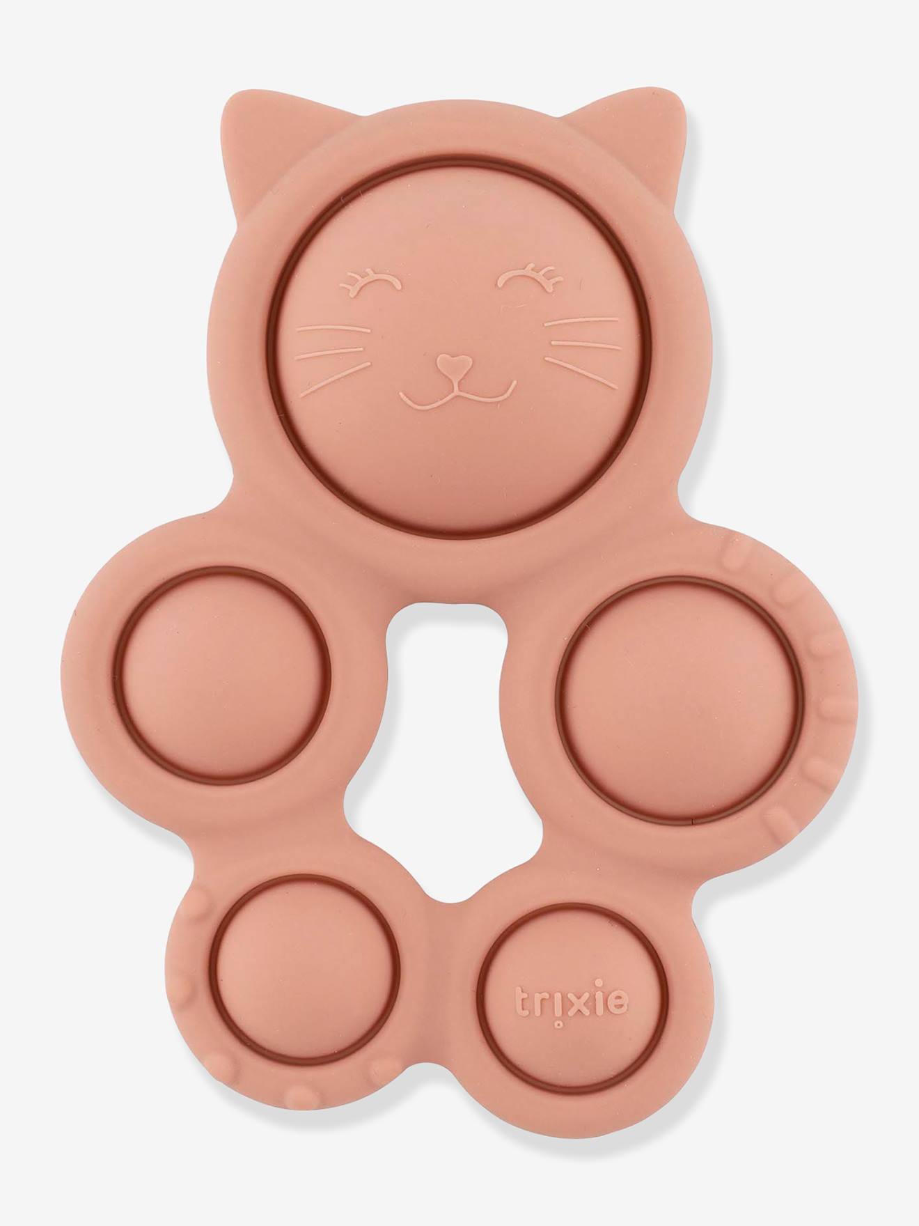 Jouet pop-it en silicone rose