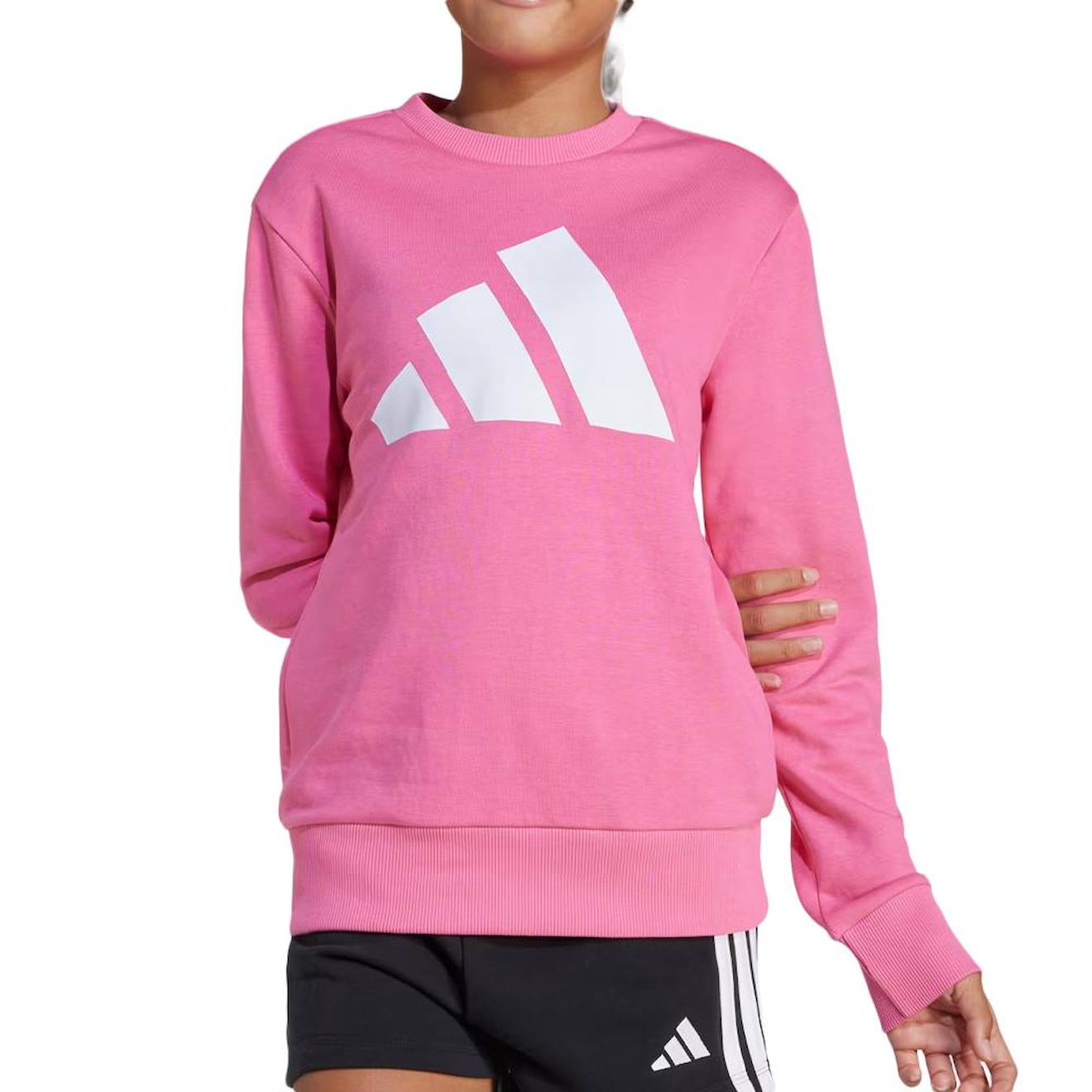 Sweat Enfant Fille Coton Rose