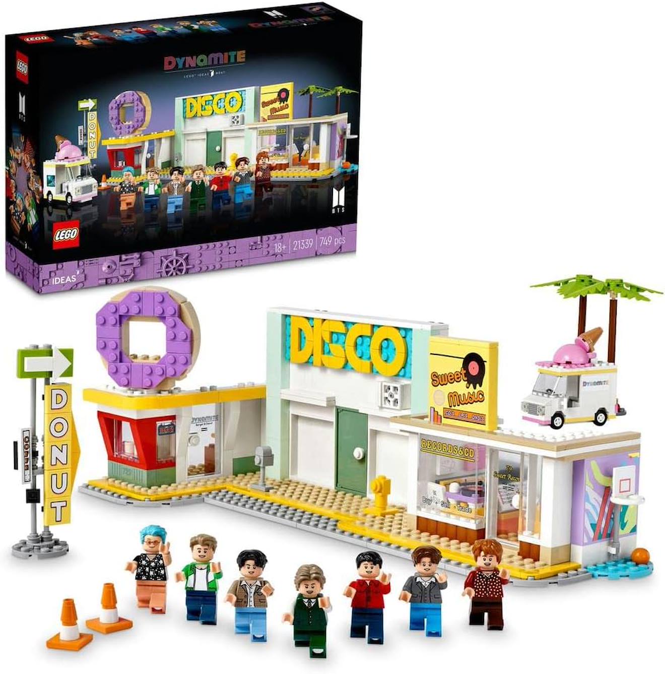 Lego Ideas 21339 Bts - Dynamite Multicolore