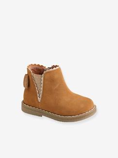Chaussures-Chaussures bébé 17-26-Marche fille 19-26-Boots, bottines et bottes-Boots bébé fille cuir zippées
